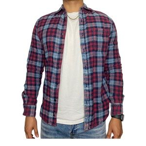 Vintage reversible faherty flannel